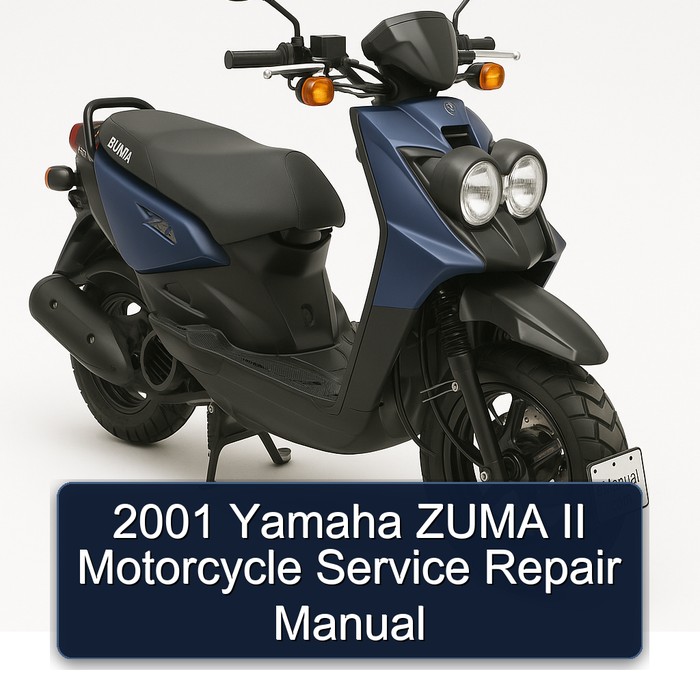 2001 Yamaha Zuma II Motorcycle Service Repair Workshop Manual PDF