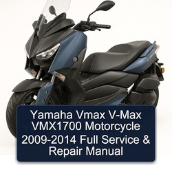 2009-2014 Yamaha Vmax V-MAX VMX1700 Motorcycle Service Repair Workshop Manual PDF