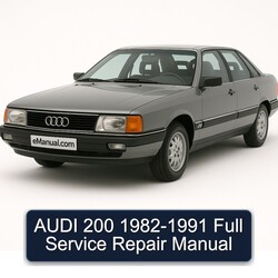 1982-1991 Audi 200 Service Repair Workshop Manual PDF