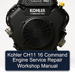 Kohler Command Pro Models CH11 16 Engine Service Repair Workshop Manual PDF