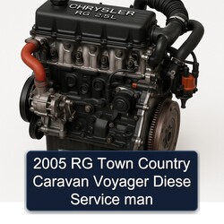2005 RG Town Country Caravan Voyager Diese MAN Service Repair Workshop Manual PDF