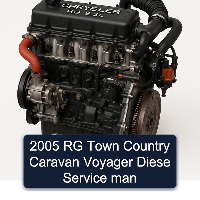 2005 RG Town Country Caravan Voyager Diese MAN Service Repair Workshop Manual PDF