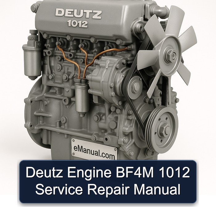 Deutz 1012 Engine BF4M Service Repair Workshop Manual PDF