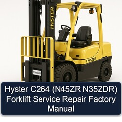 Hyster C264 (n45zr N35zdr) Forklift N45ZR N35ZDR Service Repair Workshop Manual PDF