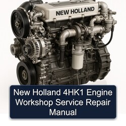 New Holland 4hk1 Engine Service Repair Workshop Manual PDF