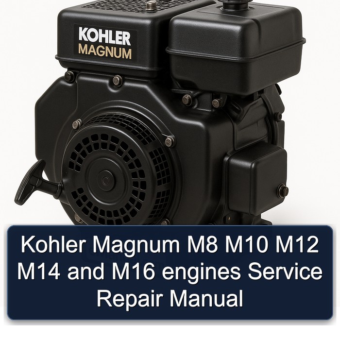 Kohler Magnum Models M8 M10 M12 M14 M16 Engines Service Repair Workshop Manual PDF