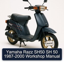 1987-2000 Yamaha Razz SH50 SH 50 Service Repair Workshop Manual PDF