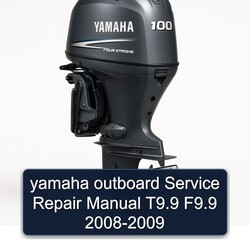 2008-2009 Yamaha Outboard T9.9 F9.9 Service Repair Workshop Manual PDF