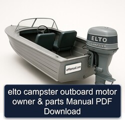 Elto Campster Outboard Motor Owner Parts Catalog PDF