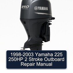 1998-2003 Yamaha 225 250HP 2 Stroke Outboard Service Repair Workshop Manual PDF