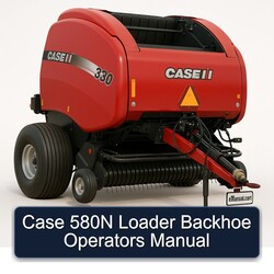 Case 580N Loader Backhoe Operators Operator's Manual PDF