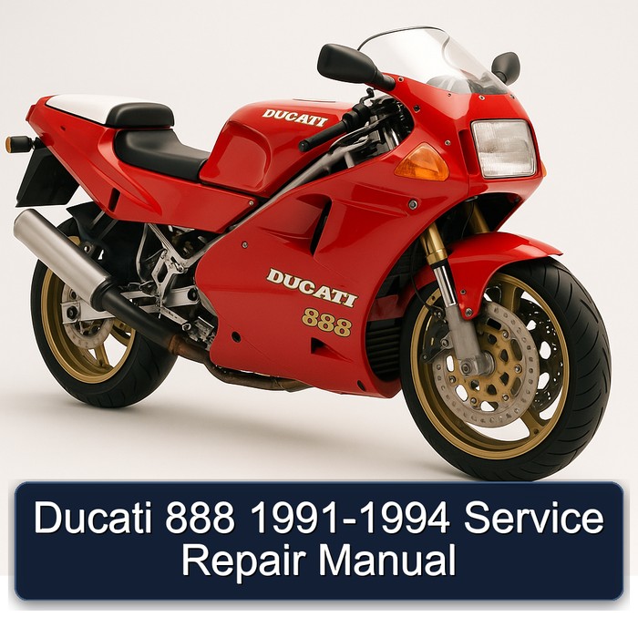 1991-1994 Ducati 888 Service Repair Workshop Manual PDF