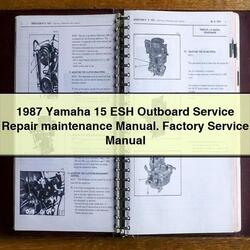 1987 Yamaha 15 Esh Outboard Service Repair Workshop Manual PDF