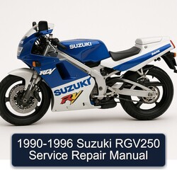 1990-1996 Suzuki RGV250 Service Repair Workshop Manual PDF