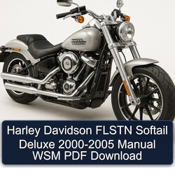 2000-2005 Harley Davidson Softail Flstn Deluxe - WSM Service Repair Workshop Manual PDF