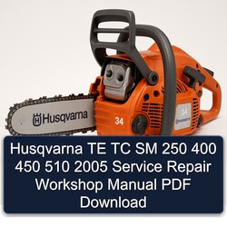 2005 Husqvarna TR650 Models TE TC SM 250 400 450 510 Service Repair Workshop Manual PDF