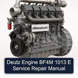 Deutz 1013 Engine BF4M E Service Repair Workshop Manual PDF