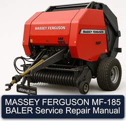 Massey Ferguson MF-185 Baler Service Repair Workshop Manual PDF