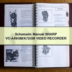 Sharp Vc-a49gm/a72gm Video Recorder Electrical Wiring Diagrams PDF