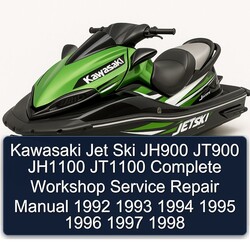 1992-1998 Kawasaki Jet Ski JH900 JT900 JH1100 JT1100 Service Repair Workshop Manual PDF