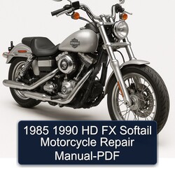 Harley Davidson Softail HD FX Motorcycle Service Repair Workshop Manual PDF