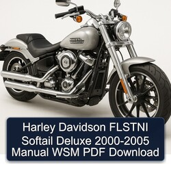 2000-2005 Harley Davidson Softail Flstni Deluxe - WSM Service Repair Workshop Manual PDF