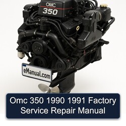 1990-1991 Omc 350 Service Repair Workshop Manual PDF