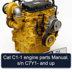 Caterpillar C1 1 CAT C1-1 Engine Parts . S/n C7y1- Up Catalog PDF