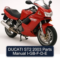 2003 Ducati Sporttouring / ST Models ST2 Parts I-gb-f-d-e Catalog PDF