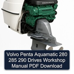 Volvo Penta Aquamatic 280 285 290 Drives Service Repair Workshop Manual PDF