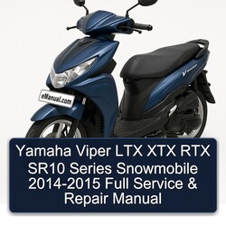2014-2015 Yamaha Viper LTX XTX RTX SR10 Series Snowmobile Service Repair Workshop Manual PDF
