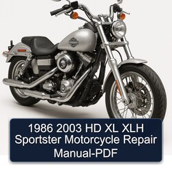 1986 2003 HD XL XLH Sportster Motorcycle Repair Manual-PDF 