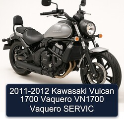 2011-2012 Kawasaki Vulcan 1700 Vaquero VN1700 Vaquero SERVIC
