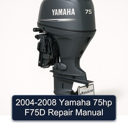  2004-2008 Yamaha 75hp F75D Repair Manual