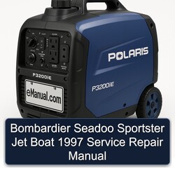 1997 Bombardier Seadoo Sportster Jet Boat Service Repair Workshop Manual PDF