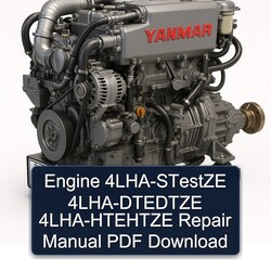 Engine 4lha-stestze 4lha-dtedtze 4lha-htehtze Service Repair Workshop Manual PDF