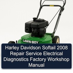 2008 Harley Davidson Softail Electrical Diagnostics Service Repair Workshop Manual PDF