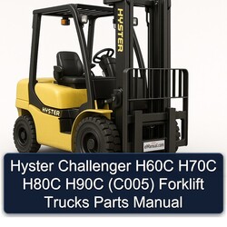 Hyster Challenger H60C H70C H80C H90C (C005) Forklift Trucks Parts Catalog PDF