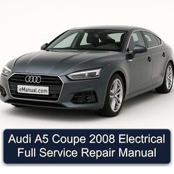 2008 Audi A5 Coupe Electrical Service Repair Workshop Manual PDF