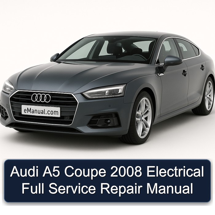 2008 Audi A5 Coupe Electrical Service Repair Workshop Manual PDF