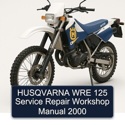 2000 Husqvarna WRE Models 125 Service Repair Workshop Manual PDF