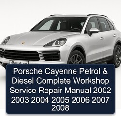2002-2008 Porsche Cayenne Petrol Diesel Service Repair Workshop Manual PDF