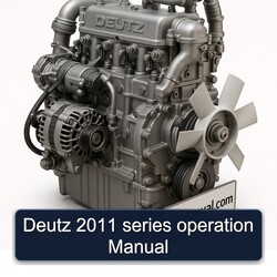 2011 Deutz Series Operation Service Repair Workshop Manual PDF