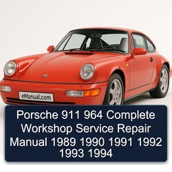 1989-1994 Porsche 911 Service Repair Workshop Manual PDF