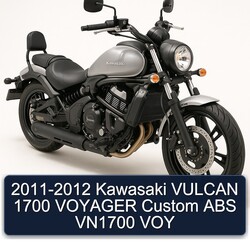 2011-2012 Kawasaki VULCAN 1700 VOYAGER Custom ABS VN1700 VOY