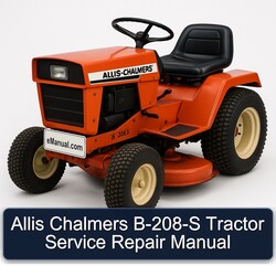 Allis Chalmers B-208-s Tractor Service Repair Workshop Manual PDF