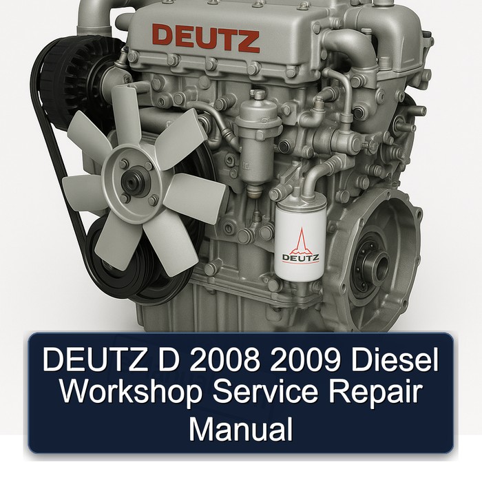 2008-2009 Deutz 2008 2009 D Diesel Service Repair Workshop Manual PDF