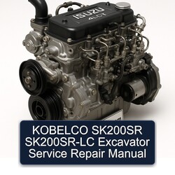 Kobelco SK200SR Sk200sr-lc Excavator Service Repair Workshop Manual PDF
