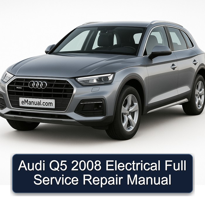 2008 Audi Q5 Electrical Service Repair Workshop Manual PDF
