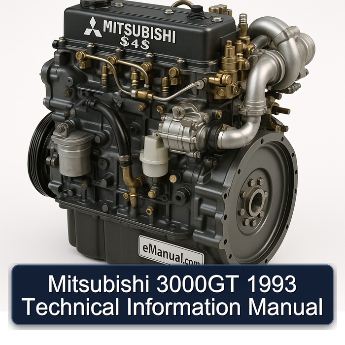 1993 Mitsubishi S 4 Series 3000GT Information Service Repair Workshop Manual PDF